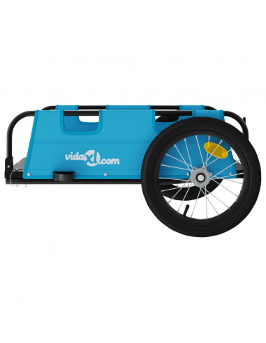 Rimorchio da Bici Blu Oxford e Ferro