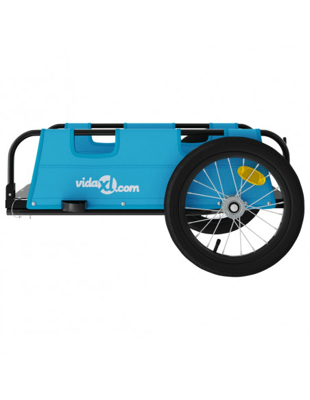 Rimorchio da Bici Blu Oxford e Ferro