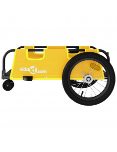 Rimorchio da Bici Giallo Oxford e Ferro