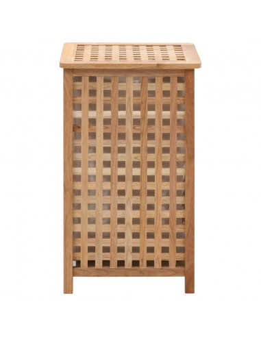 Portabiancheria 39x39x65 cm in Legno Massello di Noce