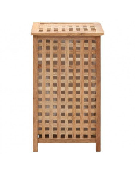 Portabiancheria 39x39x65 cm in Legno Massello di Noce