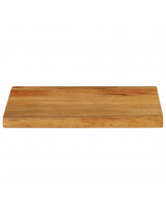 Piano Tavolo Bordi Vivi 40x20x3,8 cm in Legno Massello di Mango 2