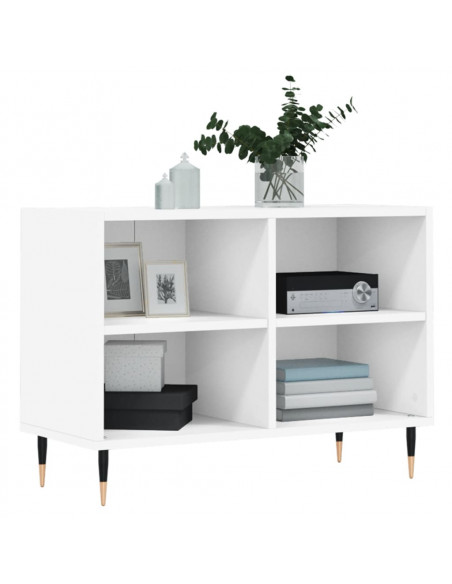 Mobile Porta TV Bianco 69,5x30x50 cm in Legno Multistrato