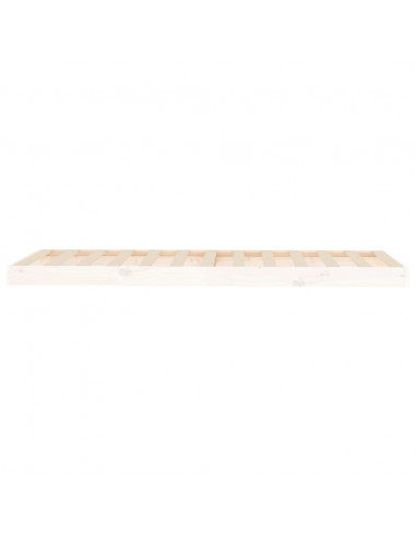 Giroletto Bianco 75x190 cm Small Single Legno Massello di Pino