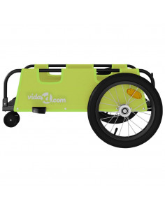 Rimorchio da Bici Verde Oxford e Ferro