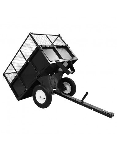 Rimorchio Ribaltabile per Tosaerba Capacità 300 kg
