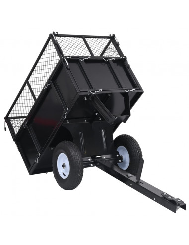 Rimorchio Ribaltabile per Tosaerba Carico 150 kg