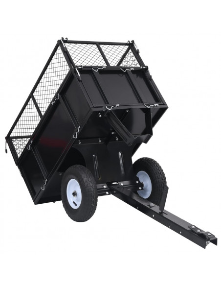 Rimorchio Ribaltabile per Tosaerba Carico 150 kg