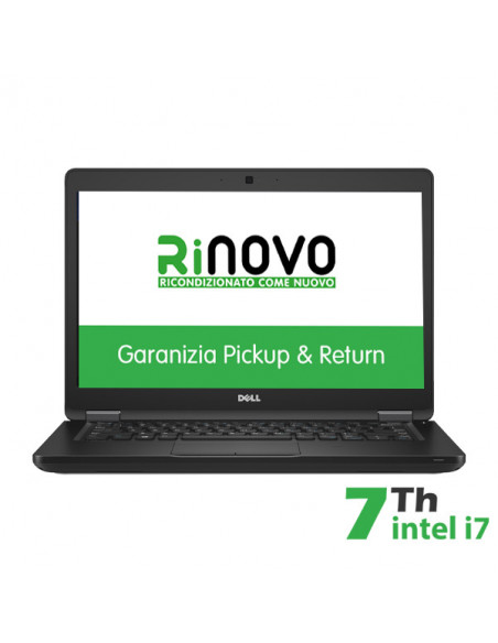 RINOVO NB DELL LATITUDE E5480 I7-7X00U DDR4 8GB SSD 240GB/HDMI/14" W10P NO DVD GRADE A 1Y WARRANTY