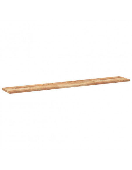 Ripiano a Parete 120x20x2cm Legno Massello Acacia Rifinito Olio