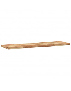 Ripiano a Parete 120x40x4cm Legno Massello Acacia Rifinito Olio