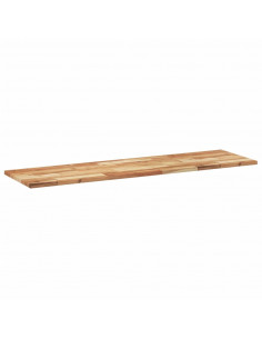 Ripiano a Parete 140x40x2cm Legno Massello Acacia Rifinito Olio