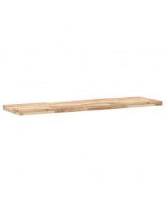 Ripiano a Parete 140x40x4 cm Legno Massello Acacia Non Trattato