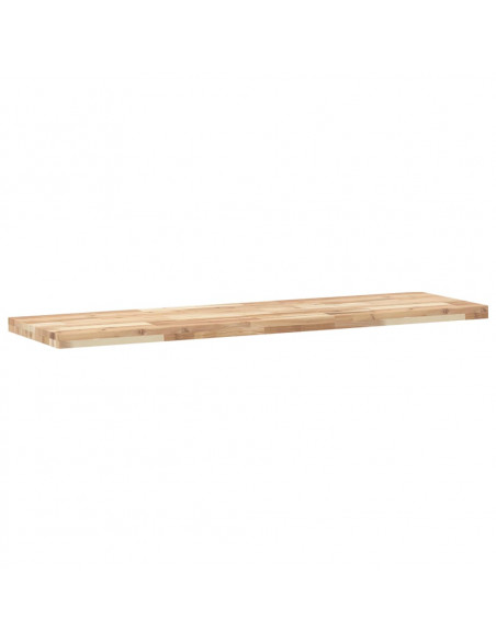 Ripiano a Parete 140x40x4 cm Legno Massello Acacia Non Trattato