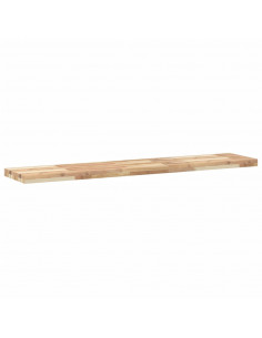 Ripiano a Parete 160x30x4 cm Legno Massello Acacia Non Trattato