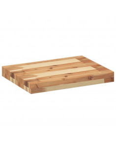 Ripiano a Parete 60x30x4 cm Legno Massello Acacia Rifinito Olio