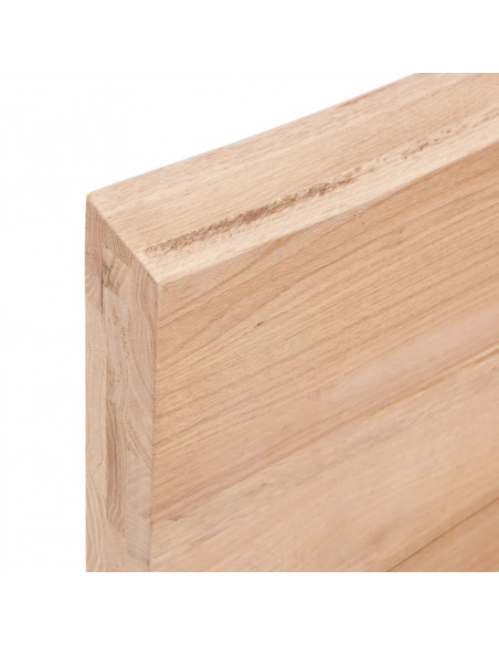 Ripiano Muro Marrone 180x60x(2-6) cm Massello Rovere Trattato