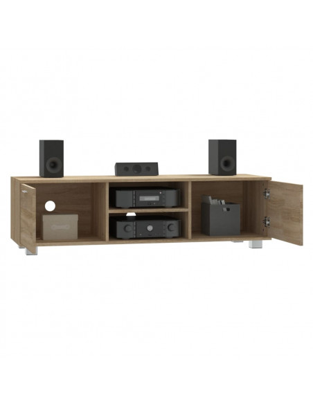 Mobile per TV Rovere Sonoma 140x40,5x35 cm Legno Multistrato