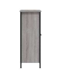 Credenza Grigio Sonoma 70x30x80 cm in Legno Multistrato 2