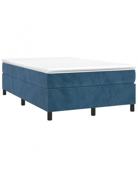 Giroletto a Molle Blu Scuro 120x200 cm in Velluto