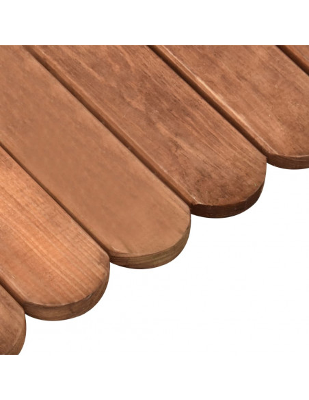 Rotoli di Bordura 3 pz 120 cm in Legno di Pino Impregnato