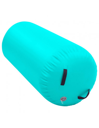 Rotolo da Ginnastica Gonfiabile con Pompa 120x90cm in PVC Verde