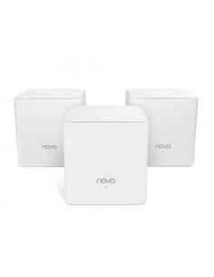 ROUTER TENDA NOVA nova MW5G(3-pack)WIRELESS AC12000 2P GIGABIT 2 antenne interne COPERTURA FINO A 350m2