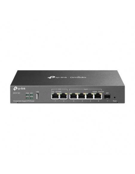 ROUTER TP-LINK ER707-M2 GIGABIT VPN ROUTER,P 2.5G RJ45 WAN 1P 2.5G RJ45 WAN/LAN 1P GIGA SFP WAN/LAN 4P GIGABIT RJ45