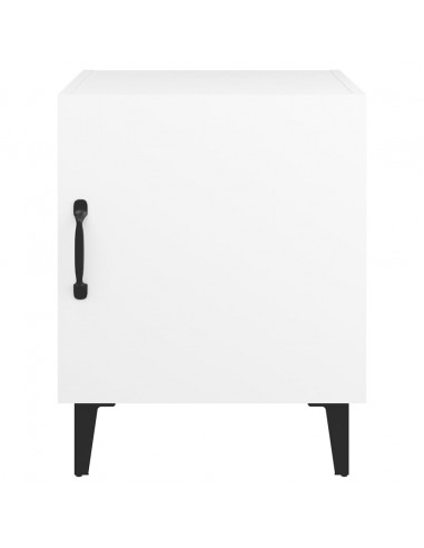 Comodino Bianco in Legno Multistrato