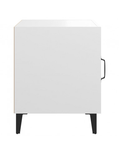 Comodino Bianco in Legno Multistrato