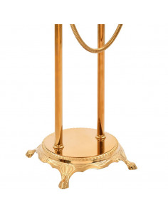 Rubinetteria a Colonna per Vasca Bagno Acciaio Inox 99,5cm Oro