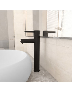 Rubinetto Miscelatore da Bagno Nero 12x30 cm