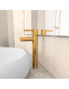 Rubinetto Miscelatore da Bagno Oro 12x30 cm