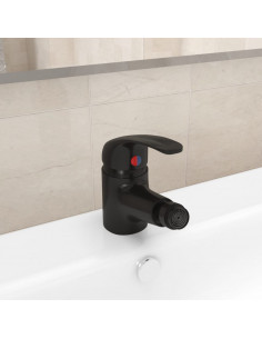 Rubinetto Miscelatore per Bidè Nero 13x12 cm