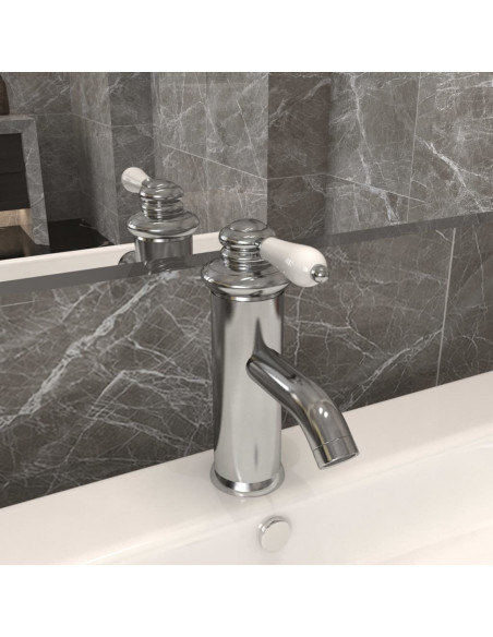 Rubinetto per Lavabo del Bagno Argento 130x180 mm