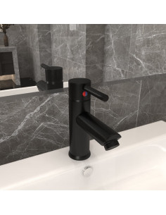 Rubinetto per Lavabo del Bagno Nero 130x176 mm