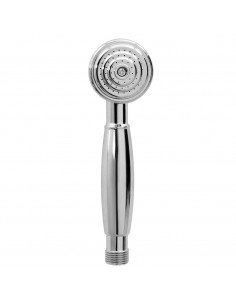 Rubinetto Vasca a 2 Maniglie con Soffione a Mano Cromato Retro