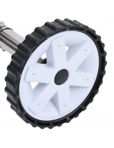 Rullo di Copertura per Piscina con Base in Acciaio Inox 2