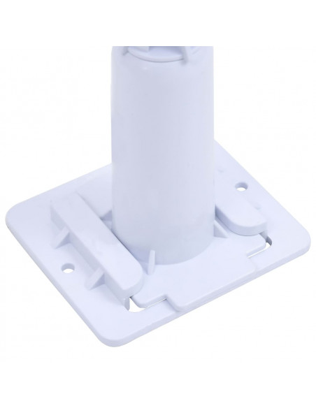 Rullo di Copertura per Piscina con Base in Plastica