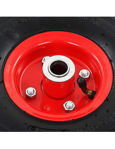 Ruote Carrello a Mano 2 pz Gomma 3.00-4 (245x82) 2