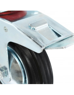 Ruote Girevoli con Doppio Freno 4 pz 160 mm 2