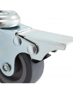 Ruote Girevoli con Foro per Bullone 32 pz 50 mm