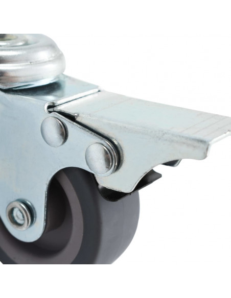 Ruote Girevoli con Foro per Bullone 8 pz 50 mm