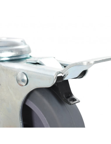 Ruote Girevoli con Foro per Bulloni 24 pz 75 mm