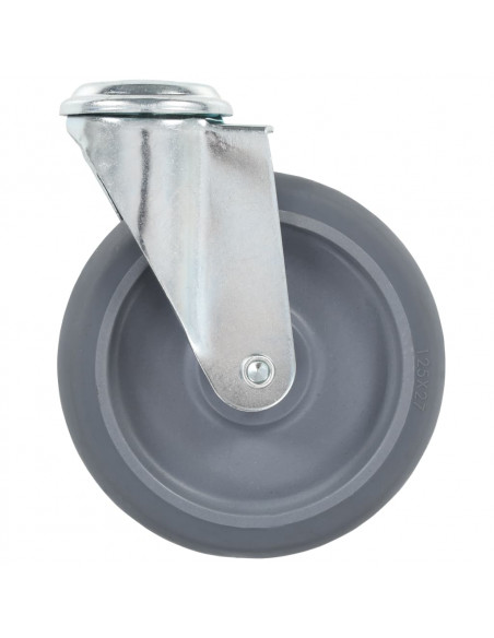Ruote Girevoli con Foro per Bulloni 4 pz 125 mm