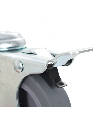 Ruote Girevoli con Foro per Bulloni 4 pz 75 mm