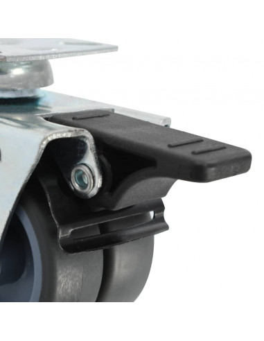 Ruote Girevoli Gemellate 16 pz 50 mm