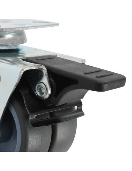 Ruote Girevoli Gemellate 24 pz 50 mm
