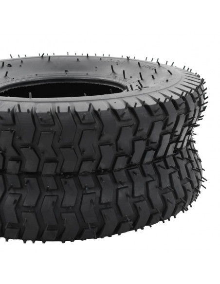 Ruote per Carriola 2 pz 15x6.00-6 4PR Gomma