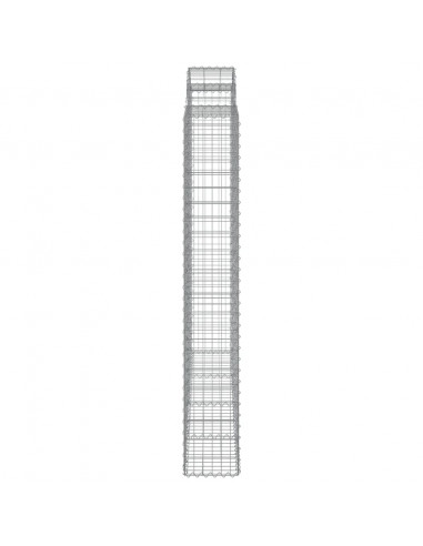 Cesti Gabbioni ad Arco 3 pz 200x30x200/220 cm Ferro Zincato